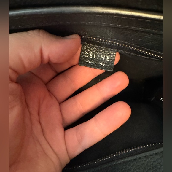 Celine Mini Nano Bag Black Leather - Picture 10 of 13